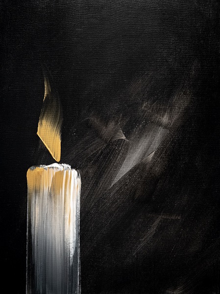 《천계의 빛 No.25-2》 2017, Acrylic on canvas, 80×60cm